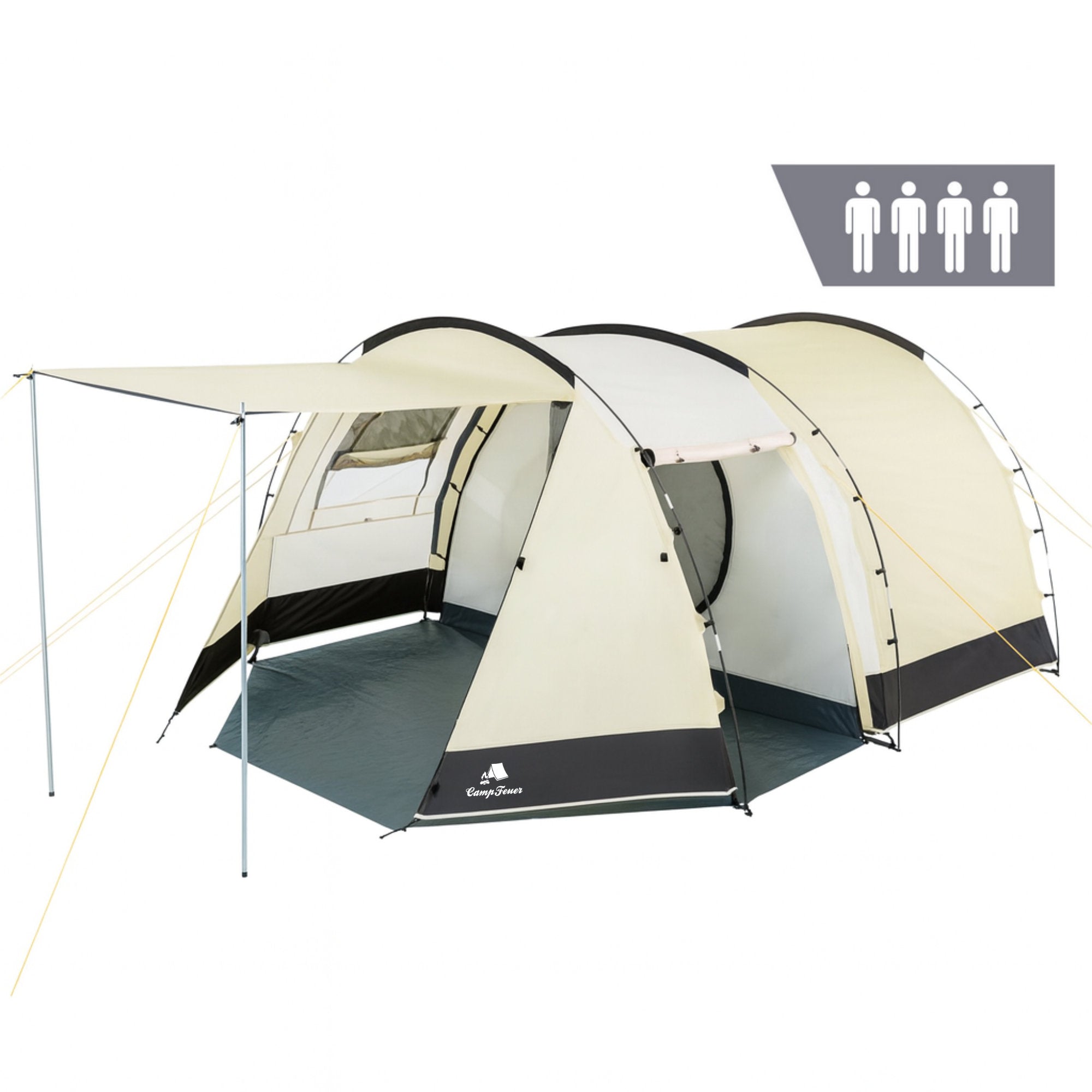 Tente tunnel « Super+ », 4 personnes