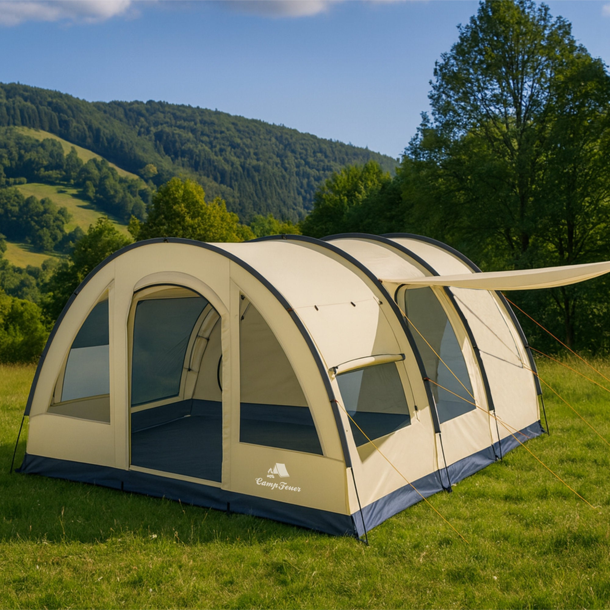 campfeuer 4 personen tunnelzelt Tunnelzelt "TunnelX", 4 Personen – CS-Trading