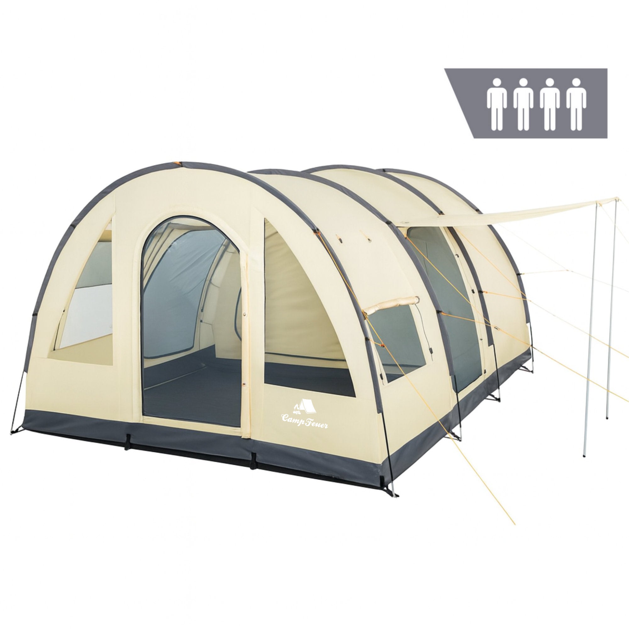 Tente tunnel « TunnelX », 4 personnes