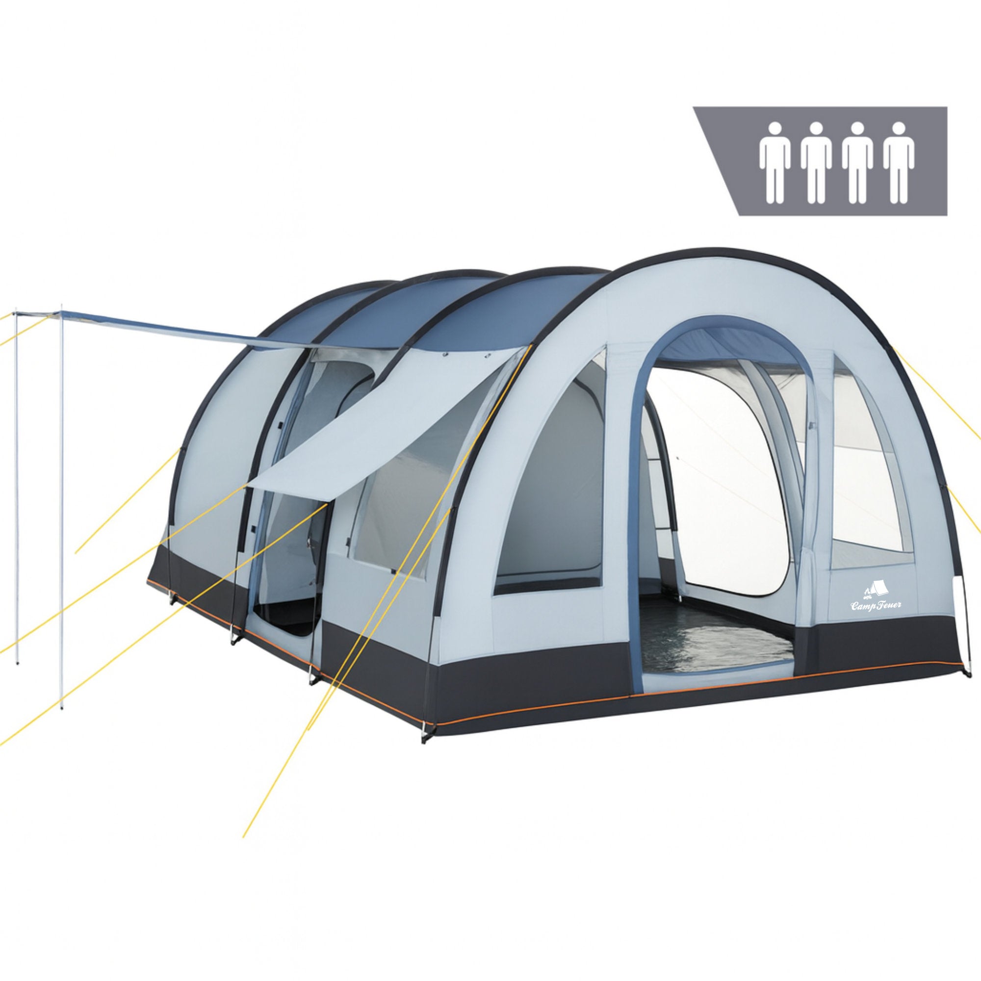 cs trading zelt Tunnelzelt "TunnelX", 4 Personen – CS-Trading