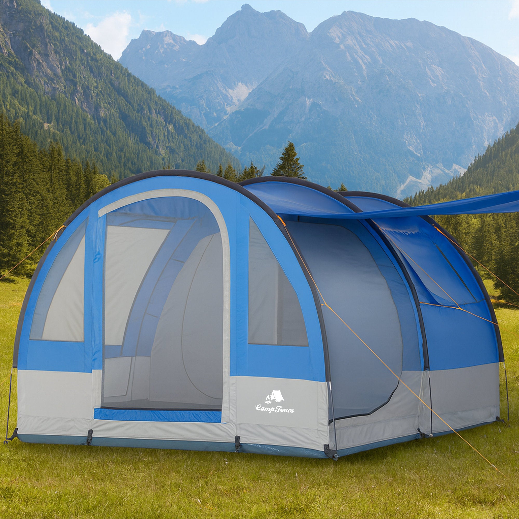 Tente tunnel « intelligente », 4 personnes