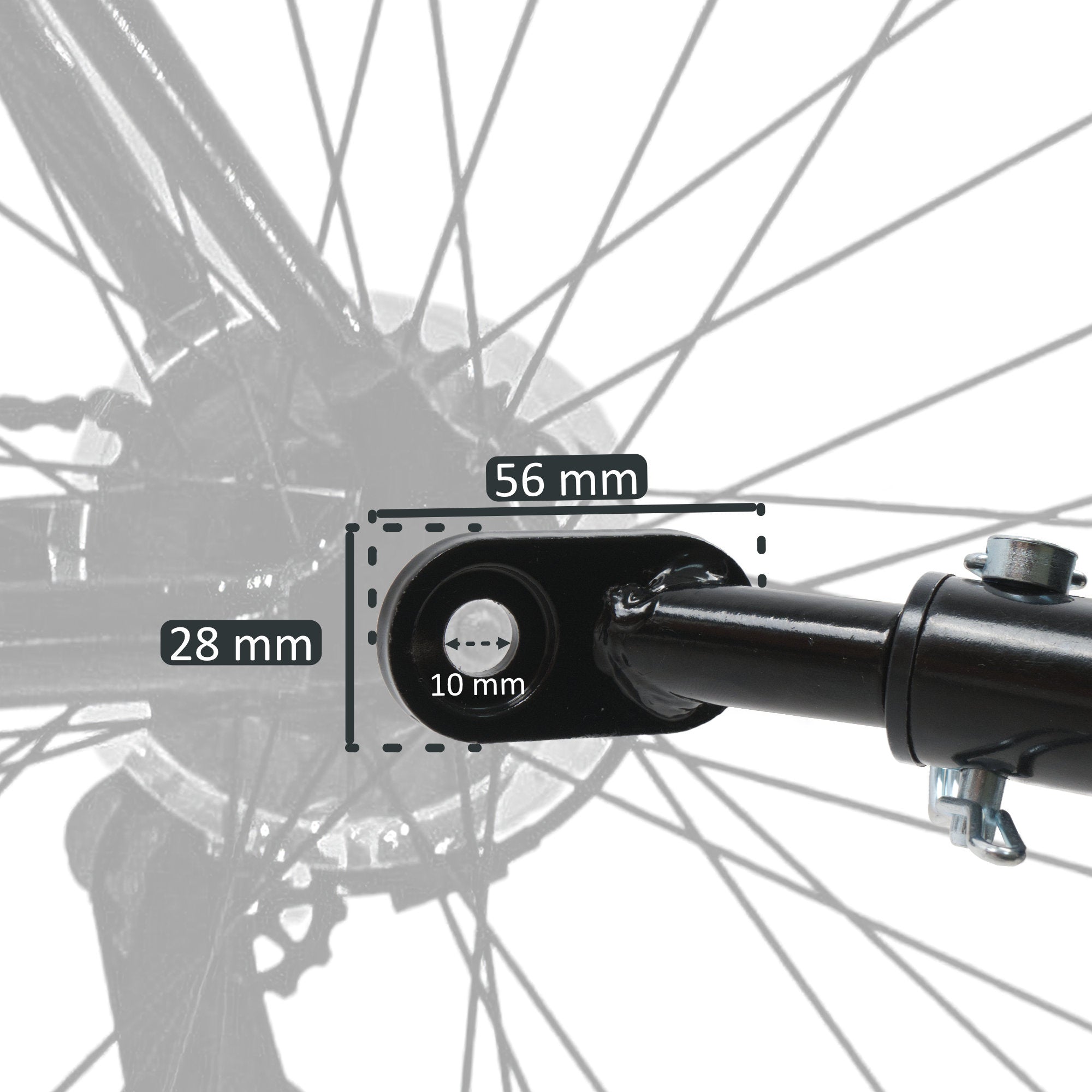 Fahrrad Zeltanhänger mit Kupplung, klappbar