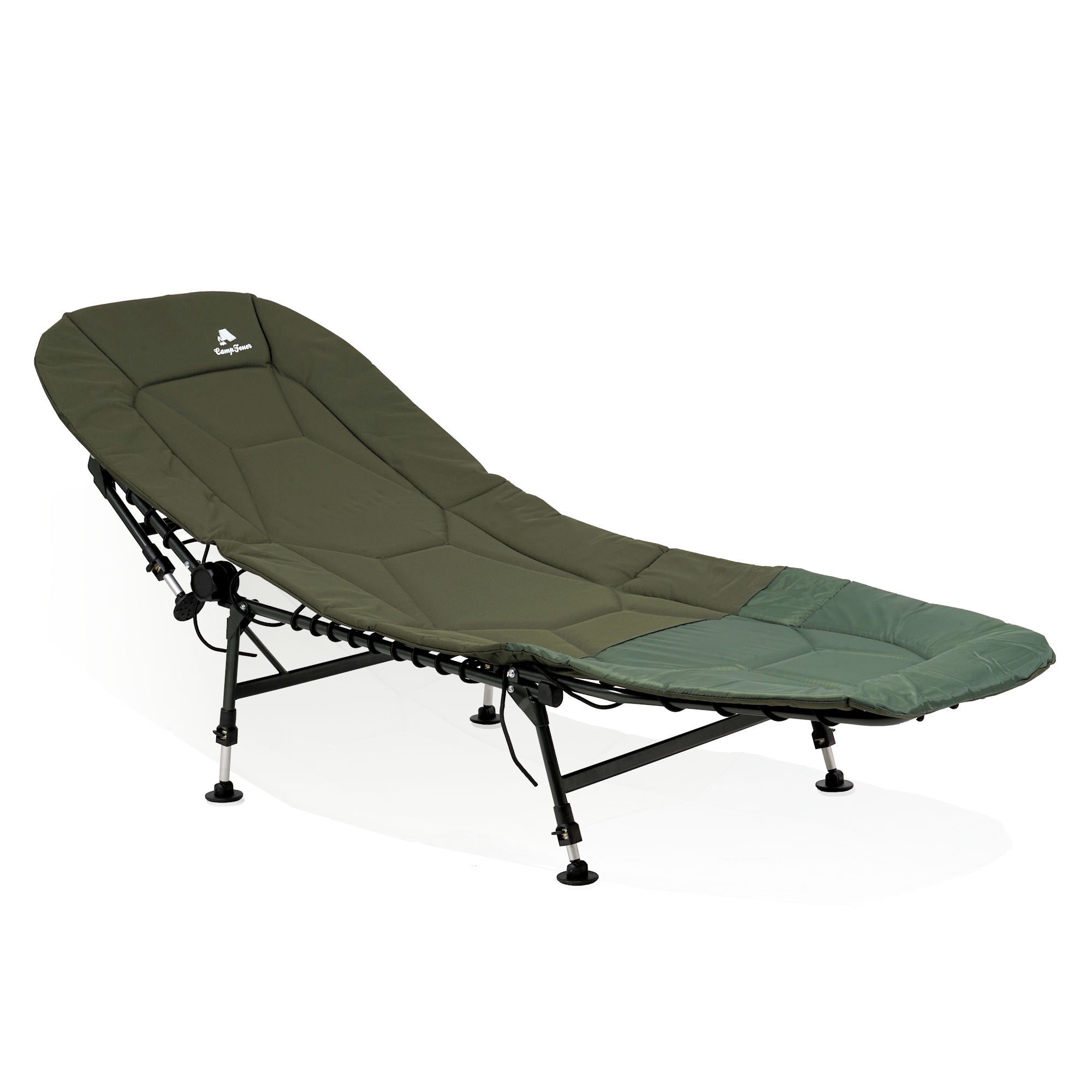 Carp fishing bed "XXL", 210 x 75 x 29 - 42 cm, height adjustable