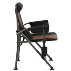 Chaise de pêche avec porte-canne à pêche, pliable, sac inclus.
