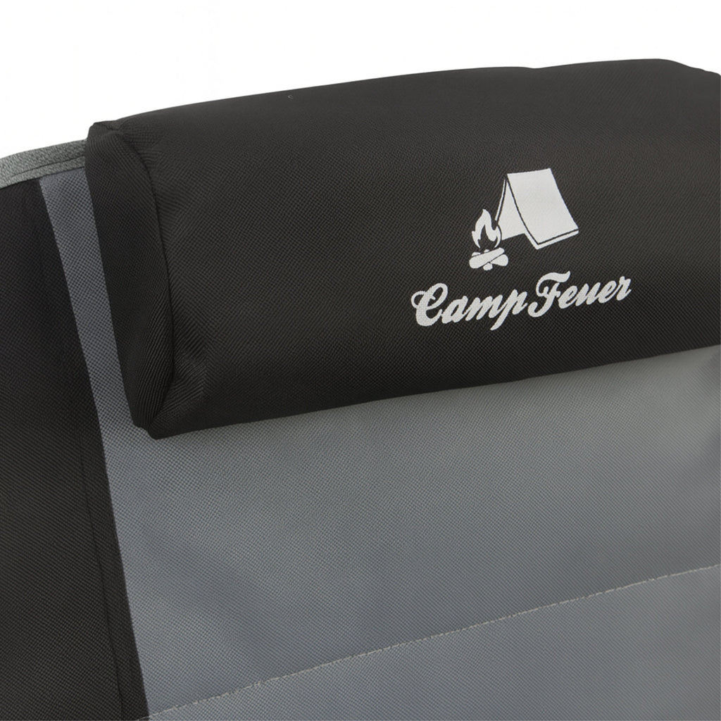 Fishing chair with fishing rod holder, foldable, including bag.