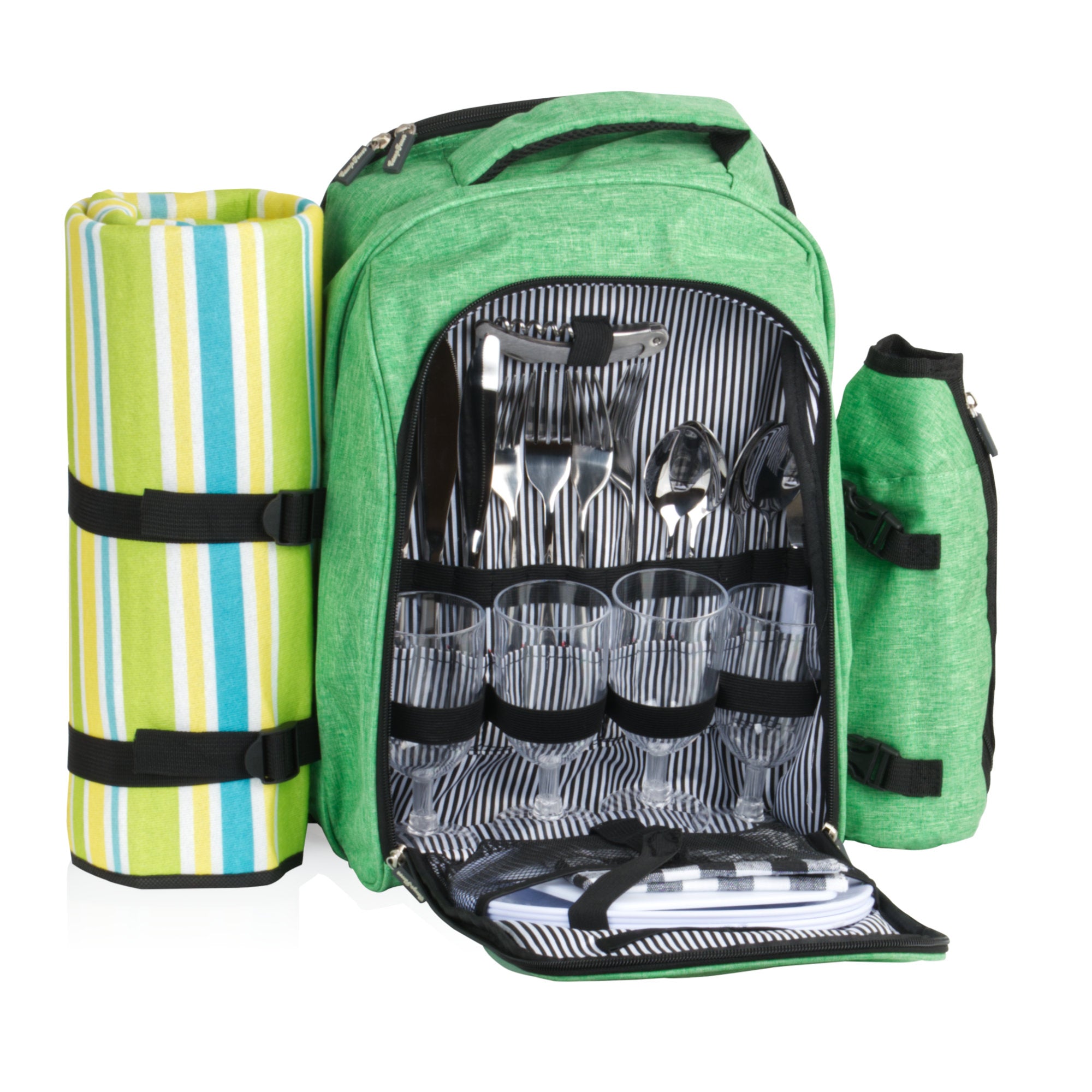 Picnic backpack, 32 pieces, for 4 people