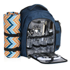 Picknickrucksack, 32-teilig, 4 Personen