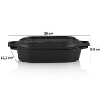 Roasting pan, 1 liter, cast iron