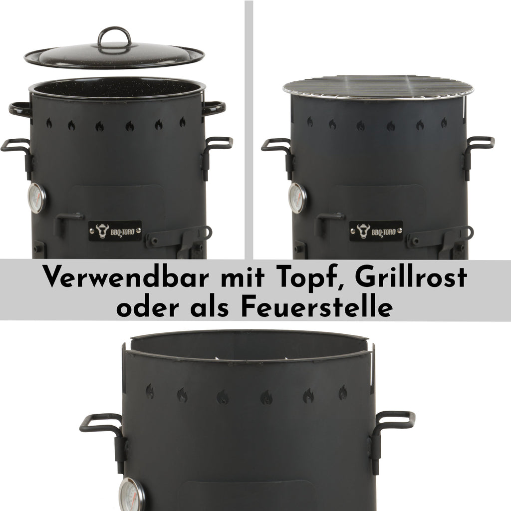 Stew pot Ø 29 cm, including pot and grill rack