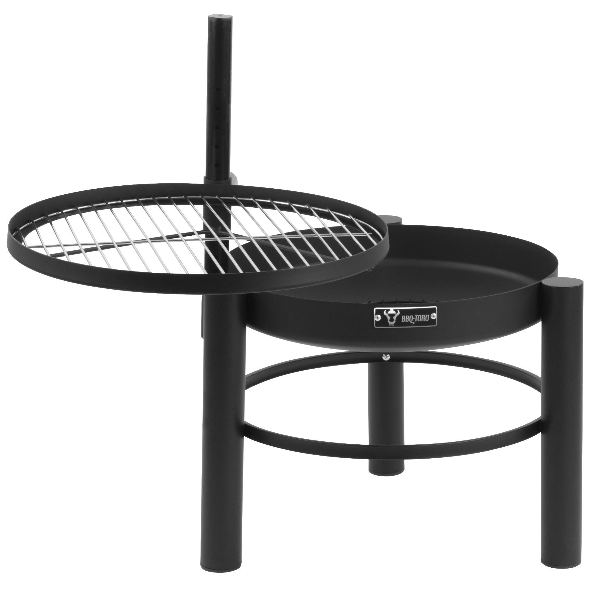 Feuerschale mit höhenverstellbaren Grillrost, Ø 50 cm