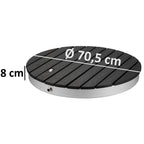 Douche de sol aspect bois, hauteur de jet jusqu'à 4 m