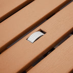 Douche de sol aspect bois, hauteur de jet jusqu'à 4 m