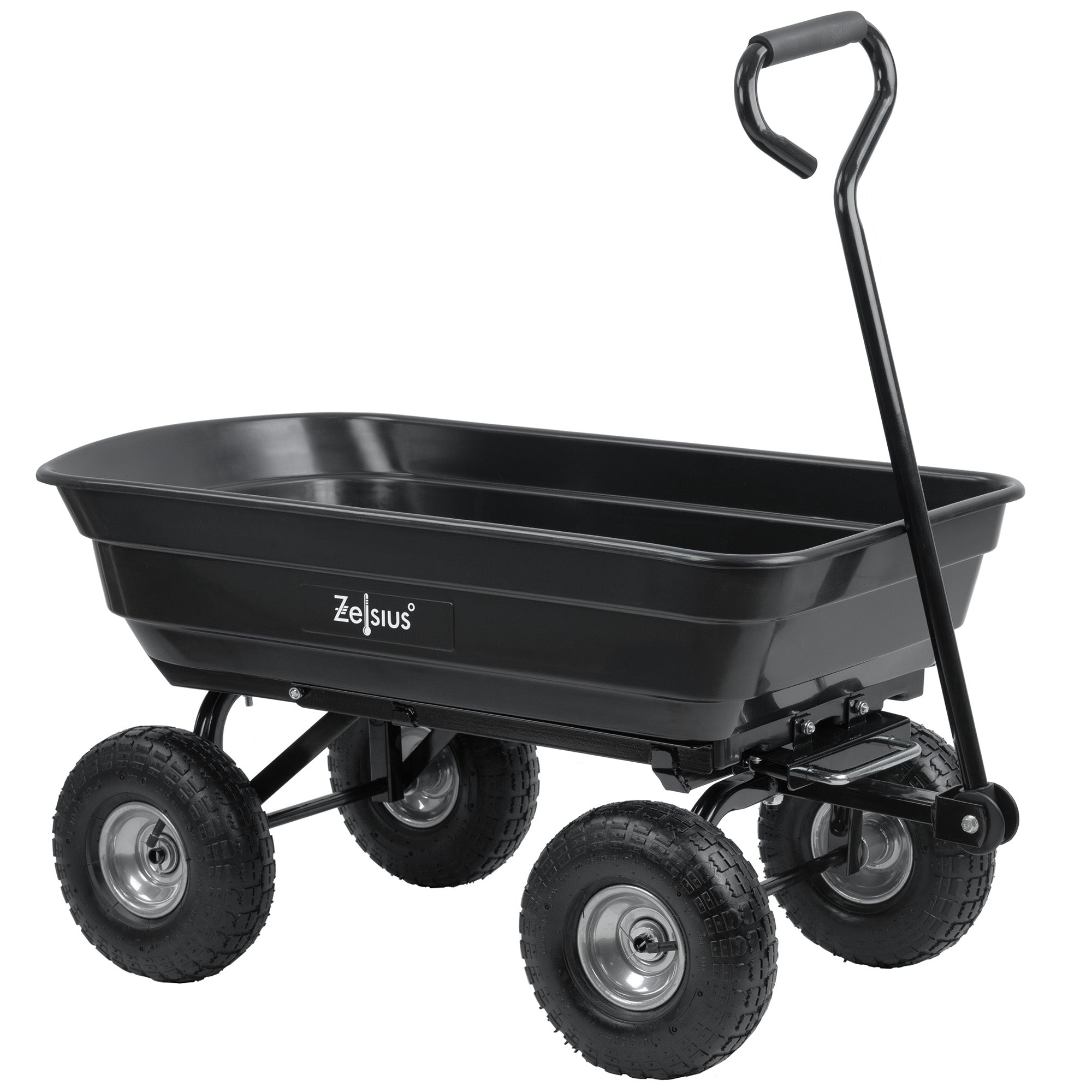 Handcart, load capacity up to 200kg, including tipping function