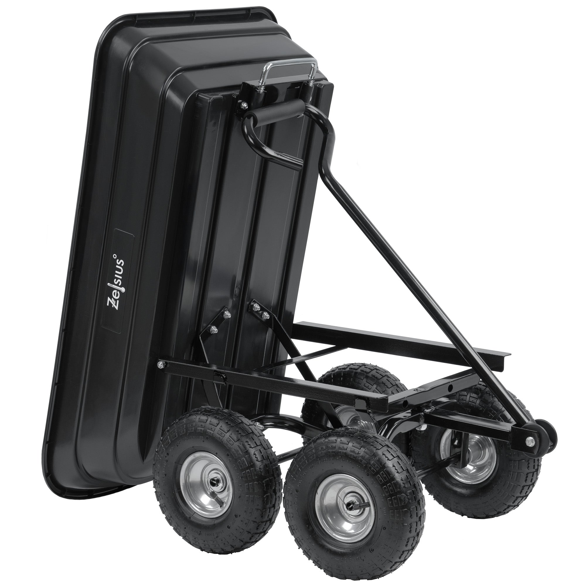 Handcart, load capacity up to 200kg, including tipping function