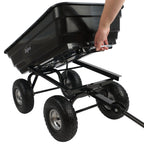 Chariot à main, capacité de charge jusqu'à 200 kg, avec fonction de basculement.