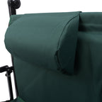 Bollerwagen mit Liegefunktion, belastbar bis 100 kg, Grün