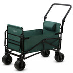 Bollerwagen mit Liegefunktion, belastbar bis 100 kg, Grün