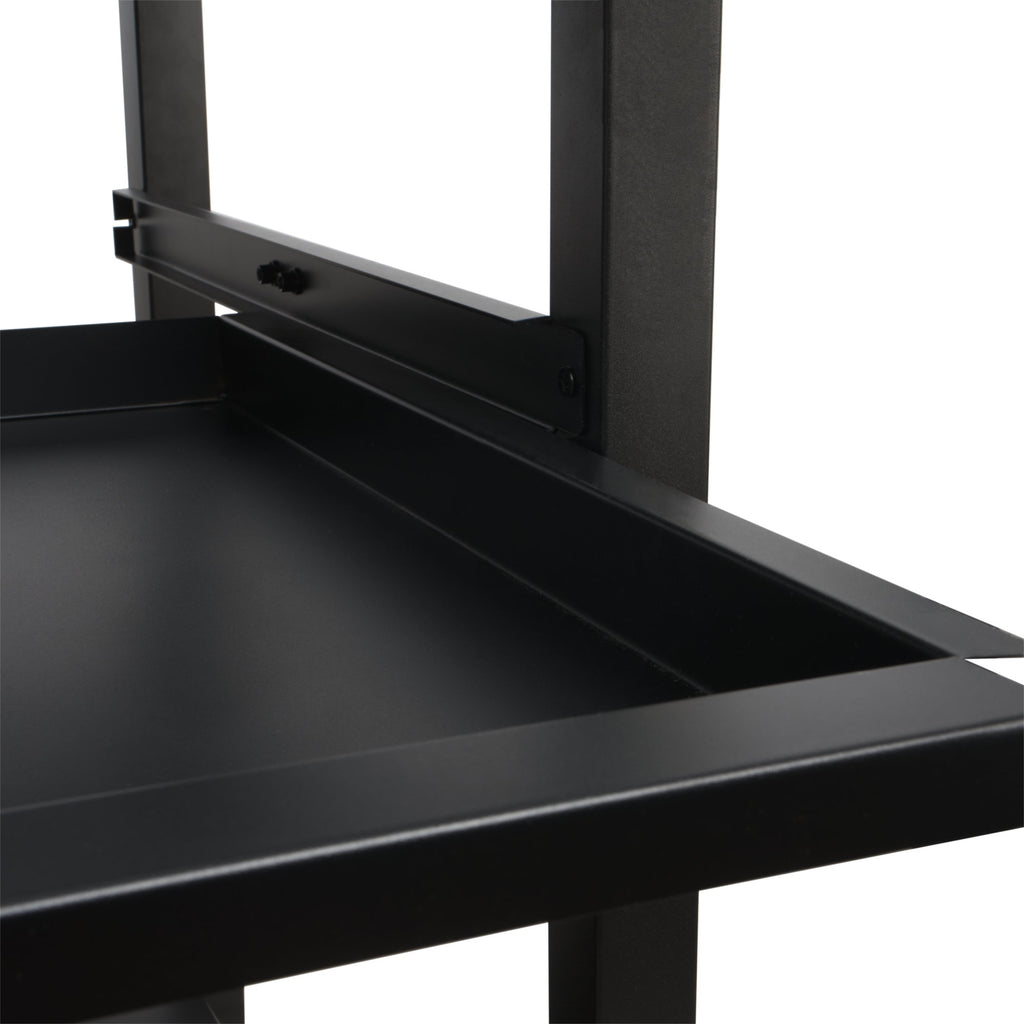 Chariot de barbecue, noir, 80 x 65,5 x 86,5 cm, comprenant une grande surface de travail