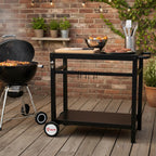 Chariot de barbecue, 85 x 50 x 81 cm, table d'appoint