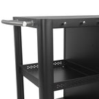 Chariot barbecue, 95 x 50 x 80 cm, comprenant une grande surface de travail