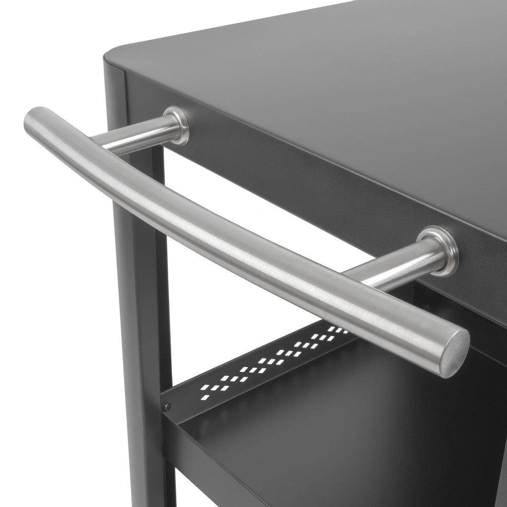 Chariot barbecue, 95 x 50 x 80 cm, comprenant une grande surface de travail