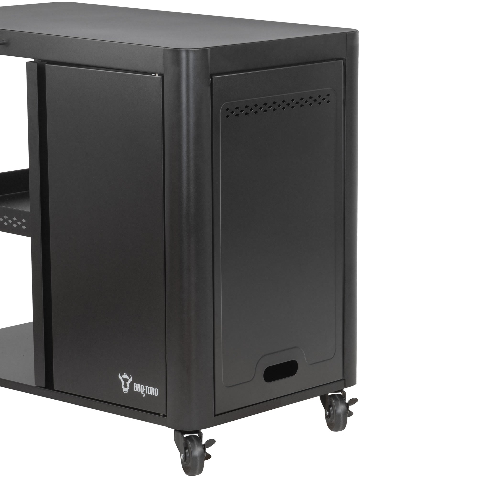 Chariot barbecue, 95 x 50 x 80 cm, comprenant une grande surface de travail