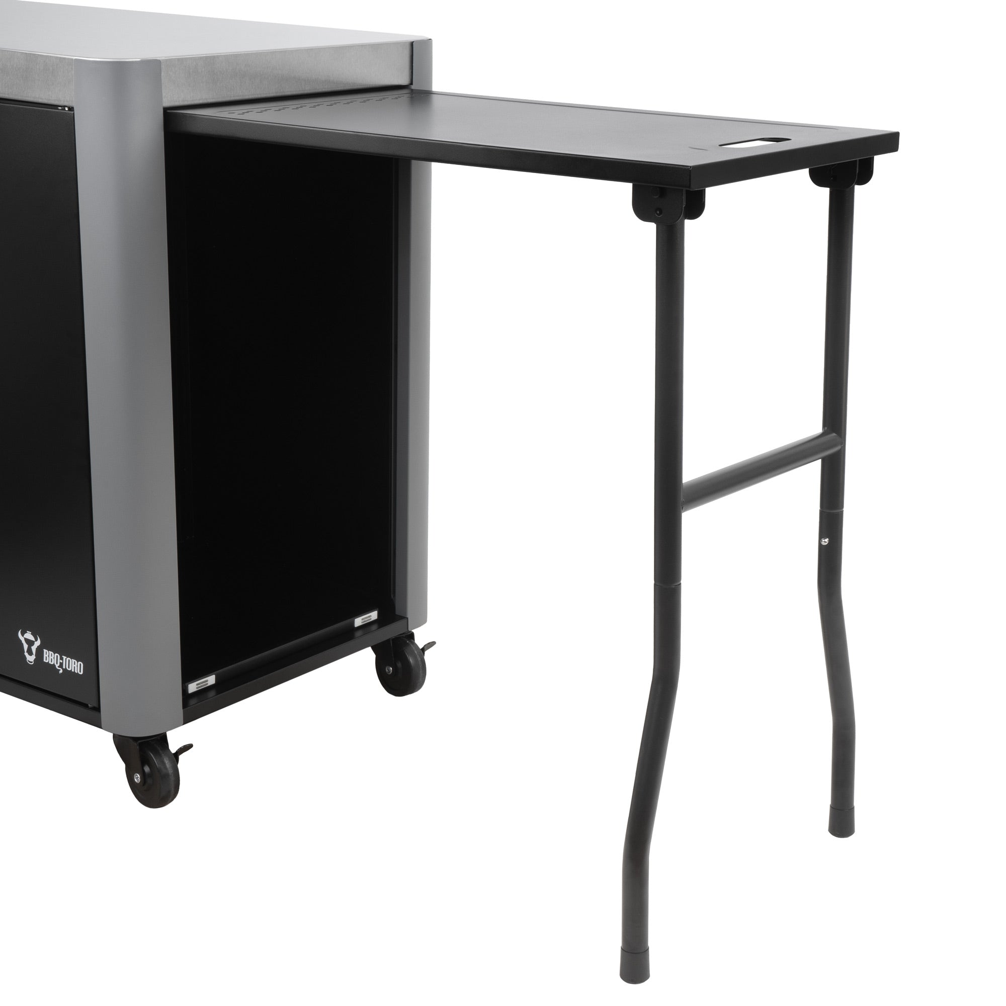 Chariot barbecue, 95 x 50 x 80 cm, comprenant une grande surface de travail