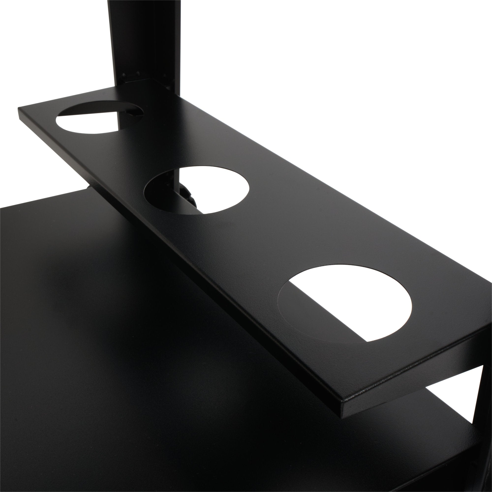 Chariot barbecue, noir, 125 x 57 x 104 cm, pare-vent inclus