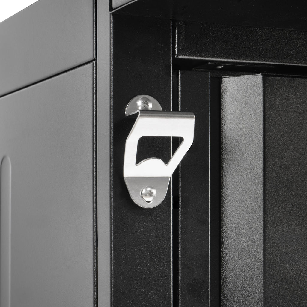 Chariot de barbecue, noir, 100 x 73 x 91 cm, comprenant une grande surface de travail