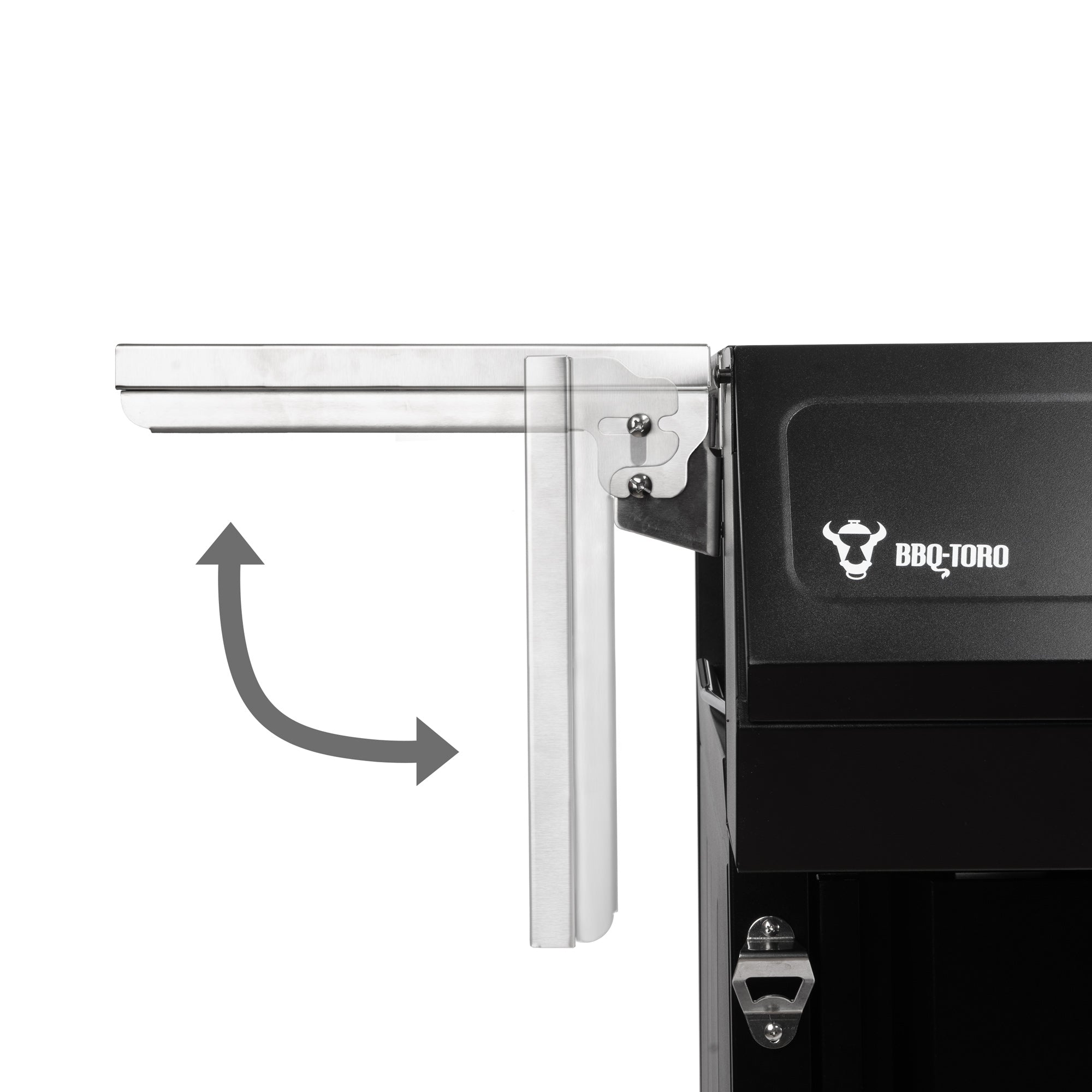 Chariot de barbecue, noir, 100 x 73 x 91 cm, comprenant une grande surface de travail