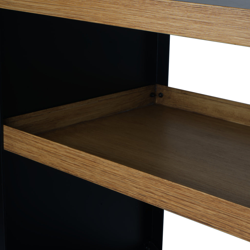 Grill cart, black, 95 x 50 x 90 cm, including large work surface