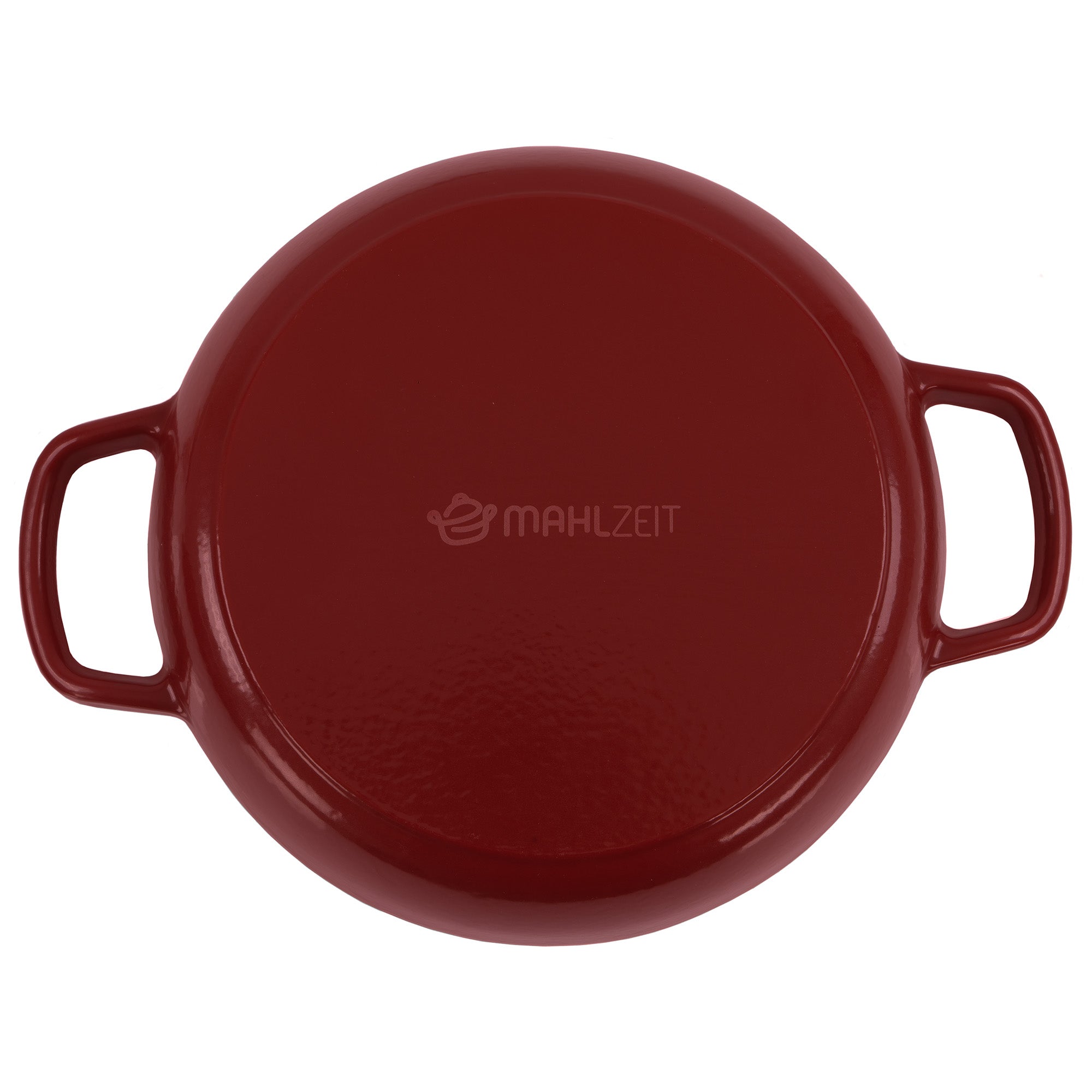 Ensemble pour pot à pain, 6,4 litres, en fonte émaillée, comprenant une anse à pain et un dessous de plat.