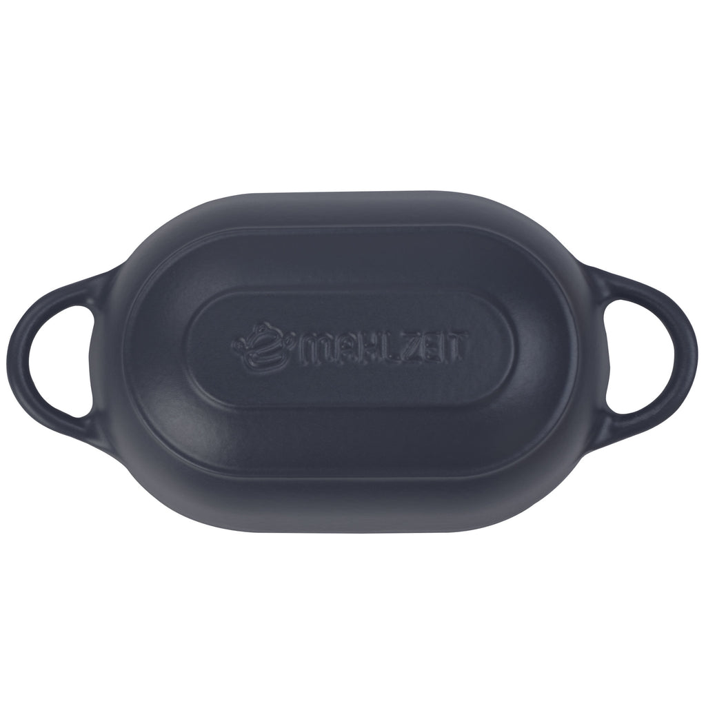 Brottopf Set, 2,5 Liter, Gusseisen, emailliert, inkl. Brotschlinge