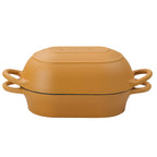 Brottopf Set, 2,5 Liter, Gusseisen, emailliert, inkl. Brotschlinge