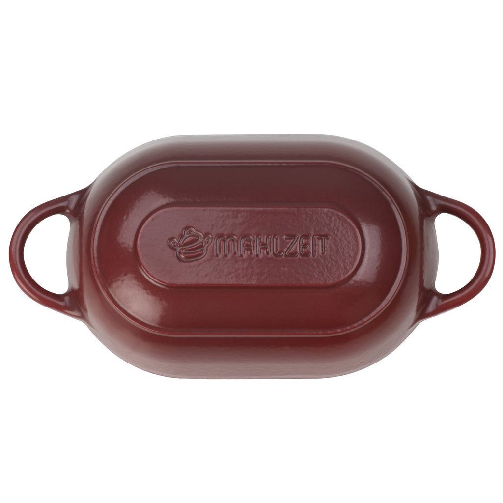 Brottopf Set, 2,5 Liter, Gusseisen, emailliert, inkl. Brotschlinge