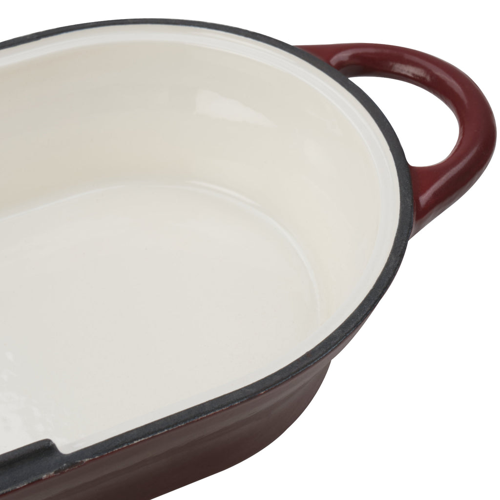 Brottopf Set, 2,5 Liter, Gusseisen, emailliert, inkl. Brotschlinge
