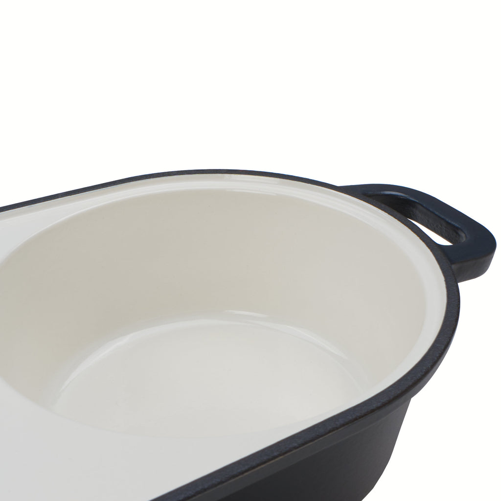 Brottopf Set, 5 Liter, Gusseisen, emailliert, inkl. Brotschlinge und zwei Backkammern
