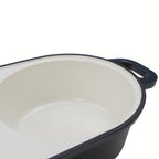 Brottopf Set, 5 Liter, Gusseisen, emailliert, inkl. Brotschlinge und zwei Backkammern