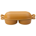 Brottopf Set, 5 Liter, Gusseisen, emailliert, inkl. Brotschlinge und zwei Backkammern