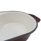 Brottopf Set, 5 Liter, Gusseisen, emailliert, inkl. Brotschlinge und zwei Backkammern