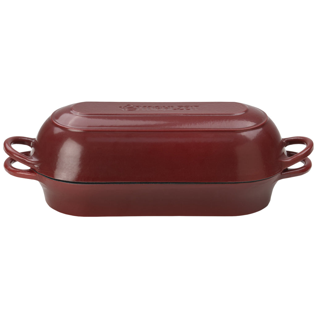 Brottopf Set, 4,5 Liter, Gusseisen, emailliert, inkl. Brotschlinge