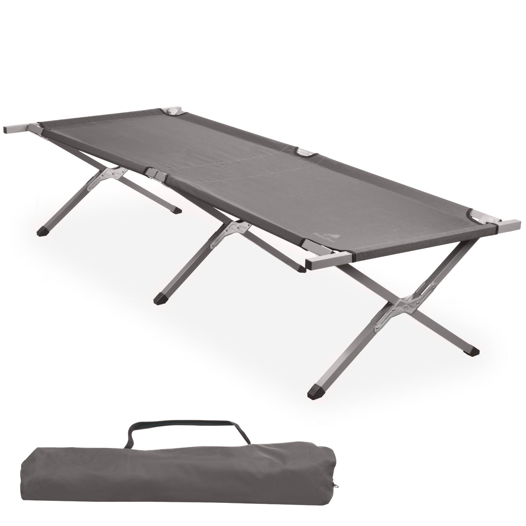 Camp bed, up to 200 kg, including carrying bag, camping cot