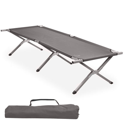 Feldbett, bis 200 kg, inkl. Tragetasche, Campingliege – CS-Trading