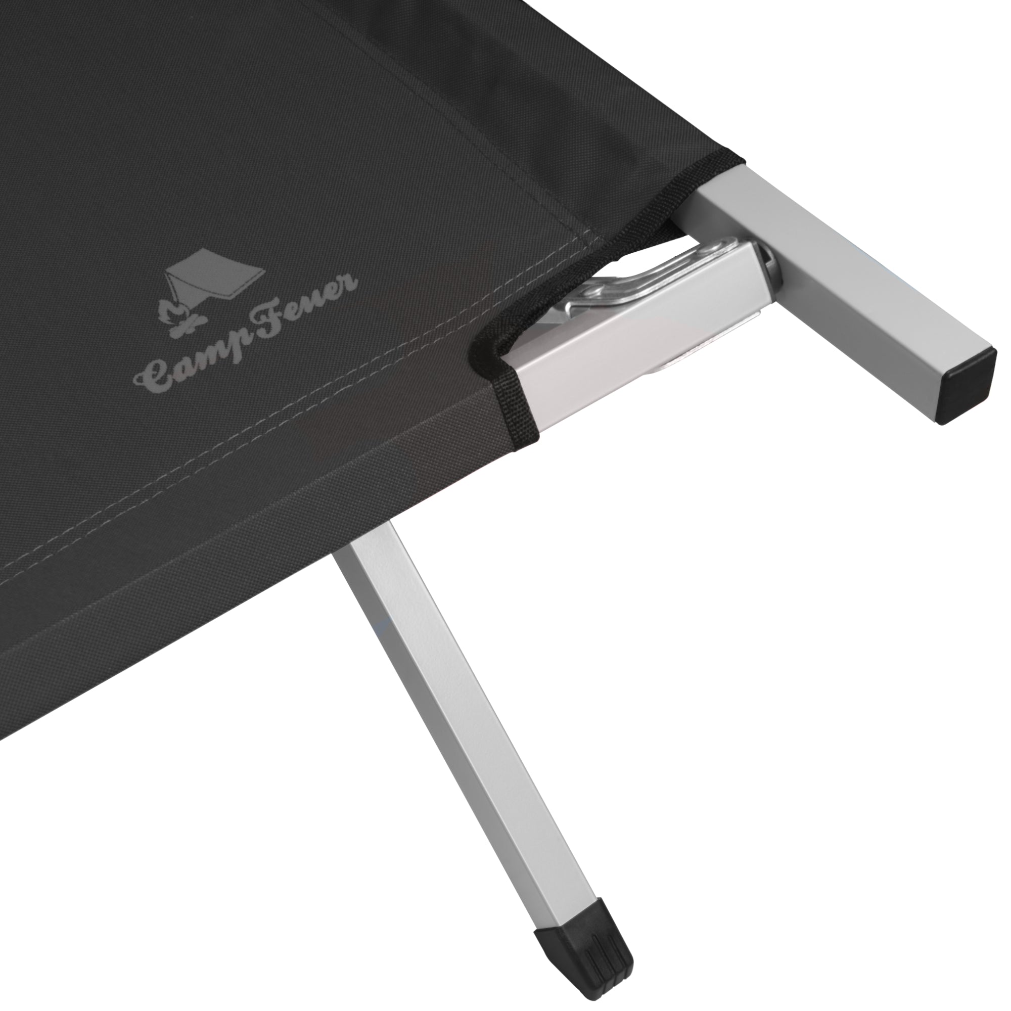 Camp bed, up to 200 kg, including carrying bag, camping cot