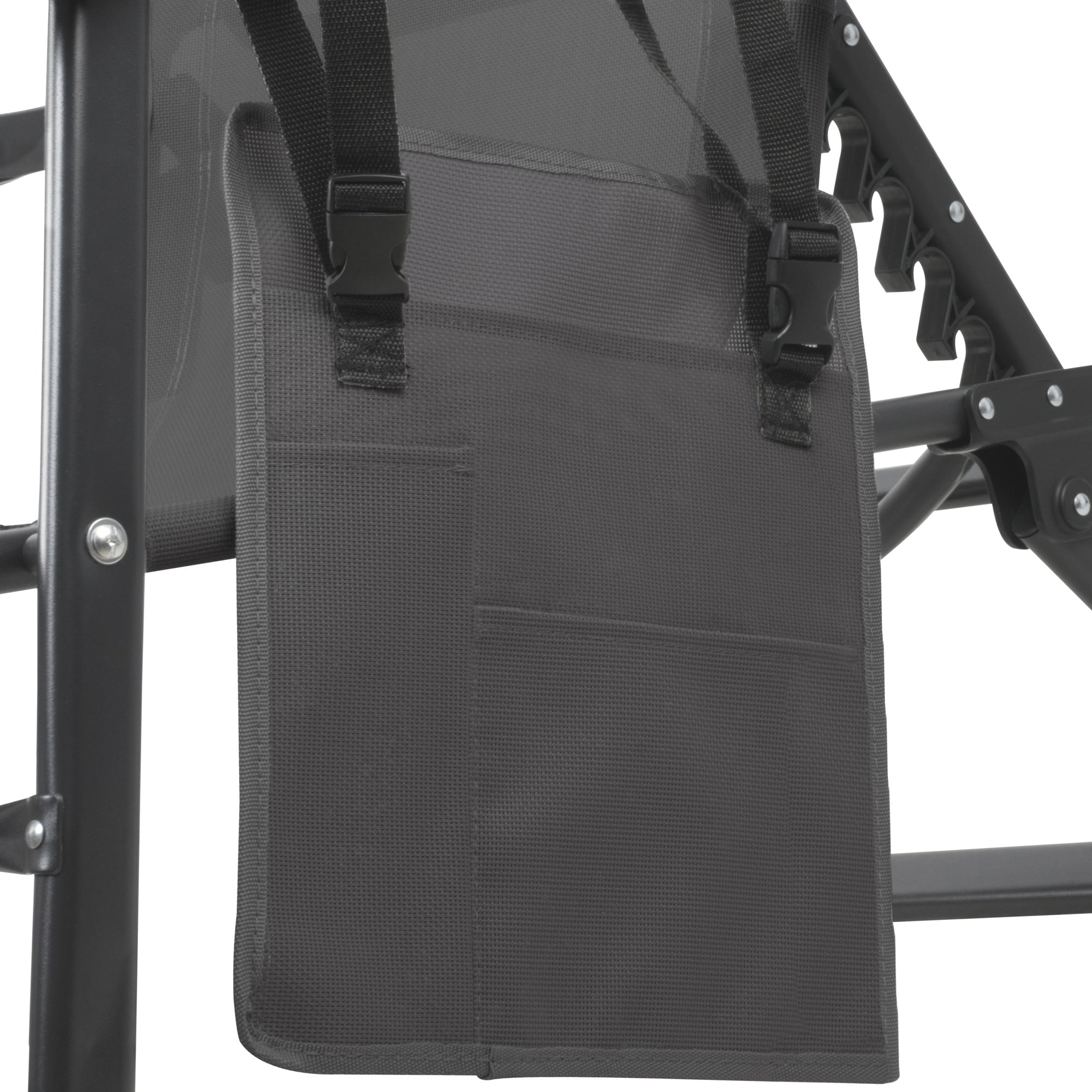 Chaise longue, comprenant un auvent et des rouleaux de massage pour les bras