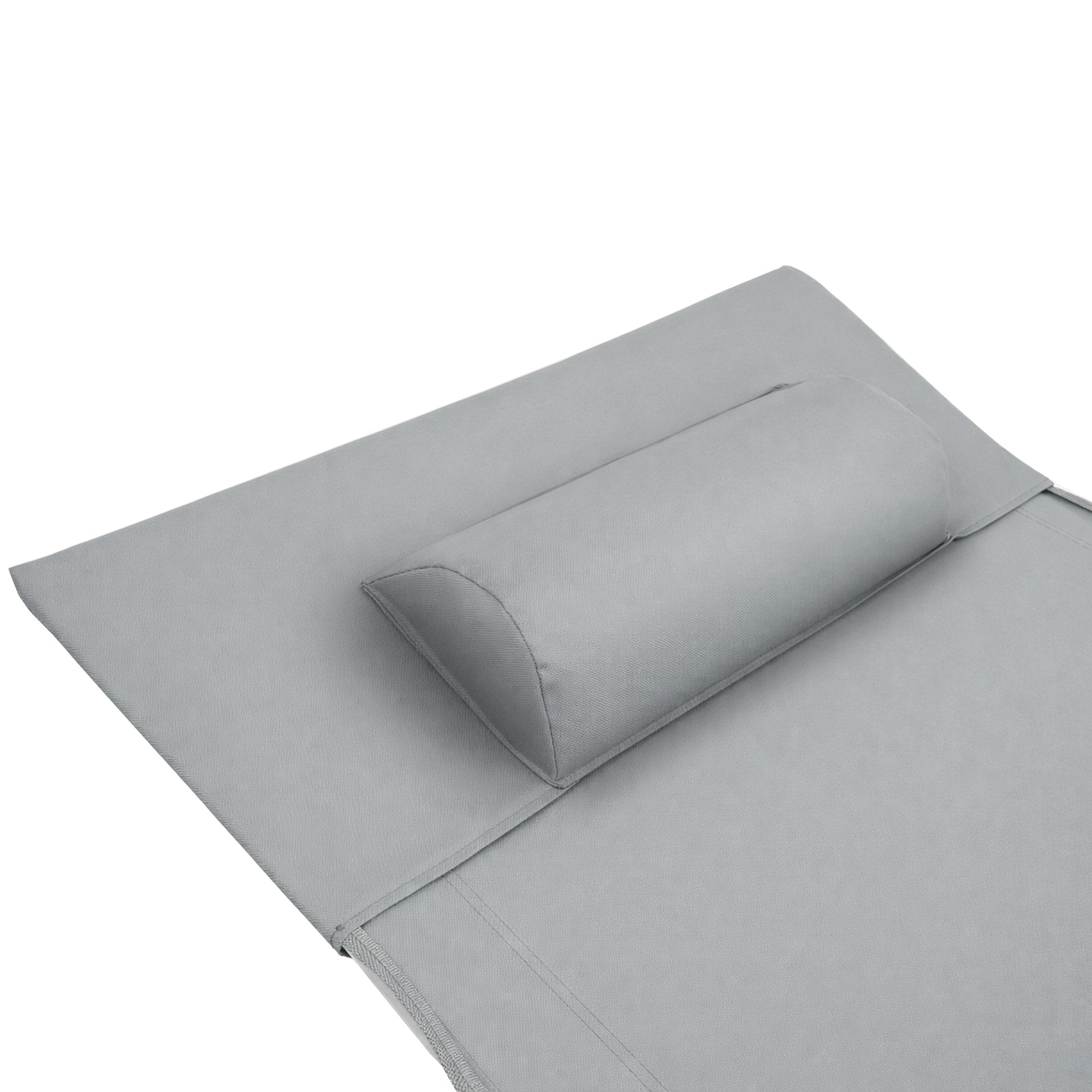 Campingliege, klappbar, bis 150 kg, inkl. Kopfkissen und Tragetasche