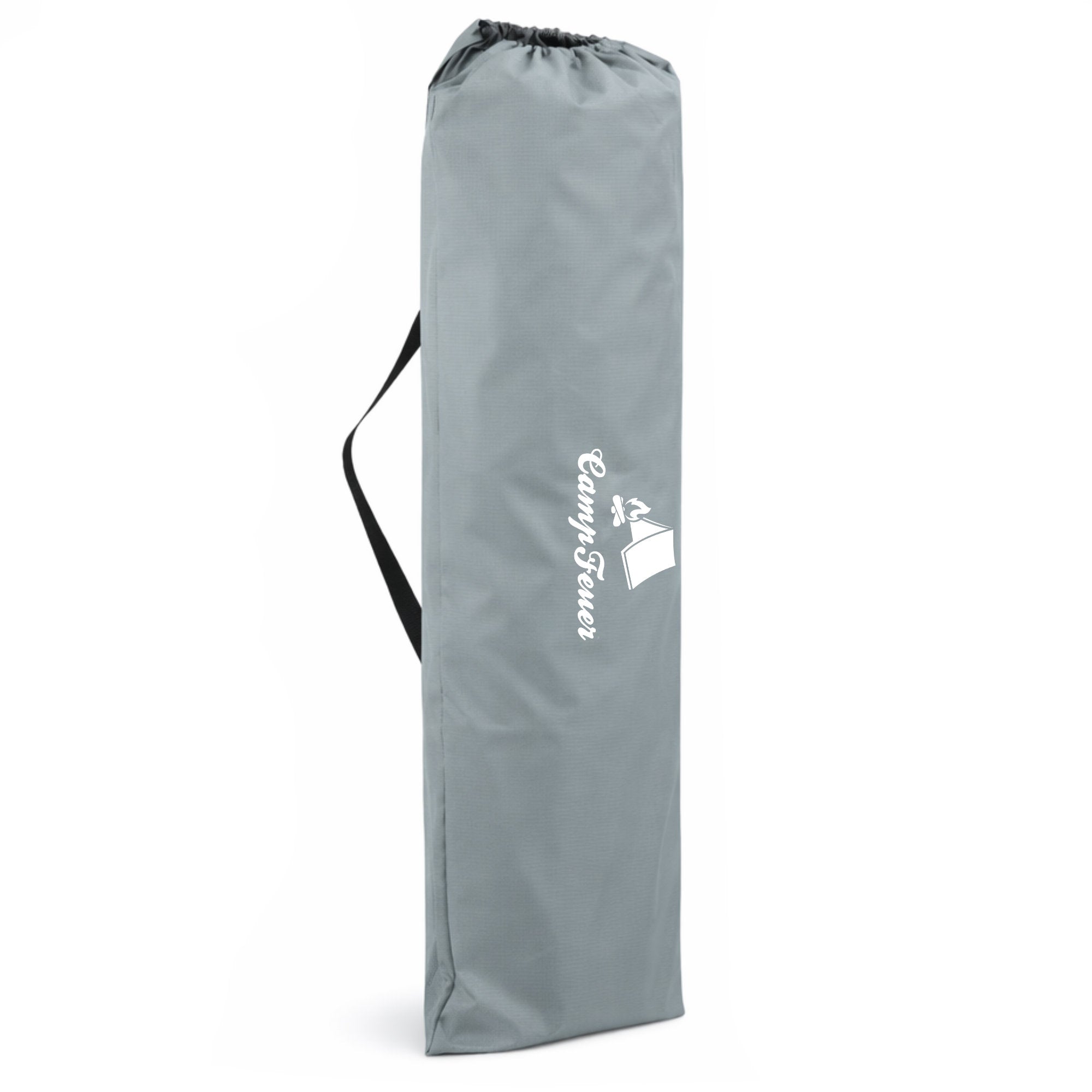 Campingliege, klappbar, bis 150 kg, inkl. Kopfkissen und Tragetasche