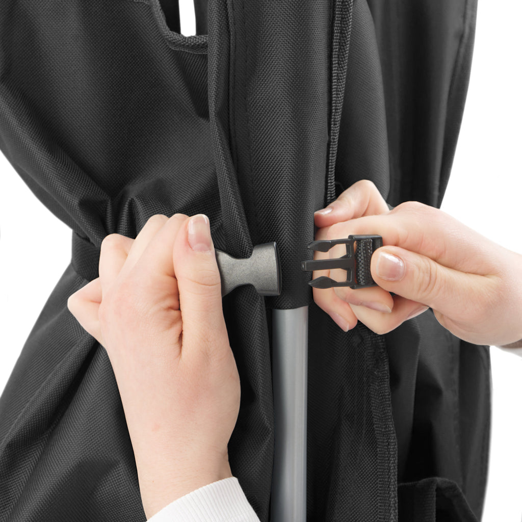 Campingliege, klappbar, bis 150 kg, inkl. Kopfkissen und Tragetasche