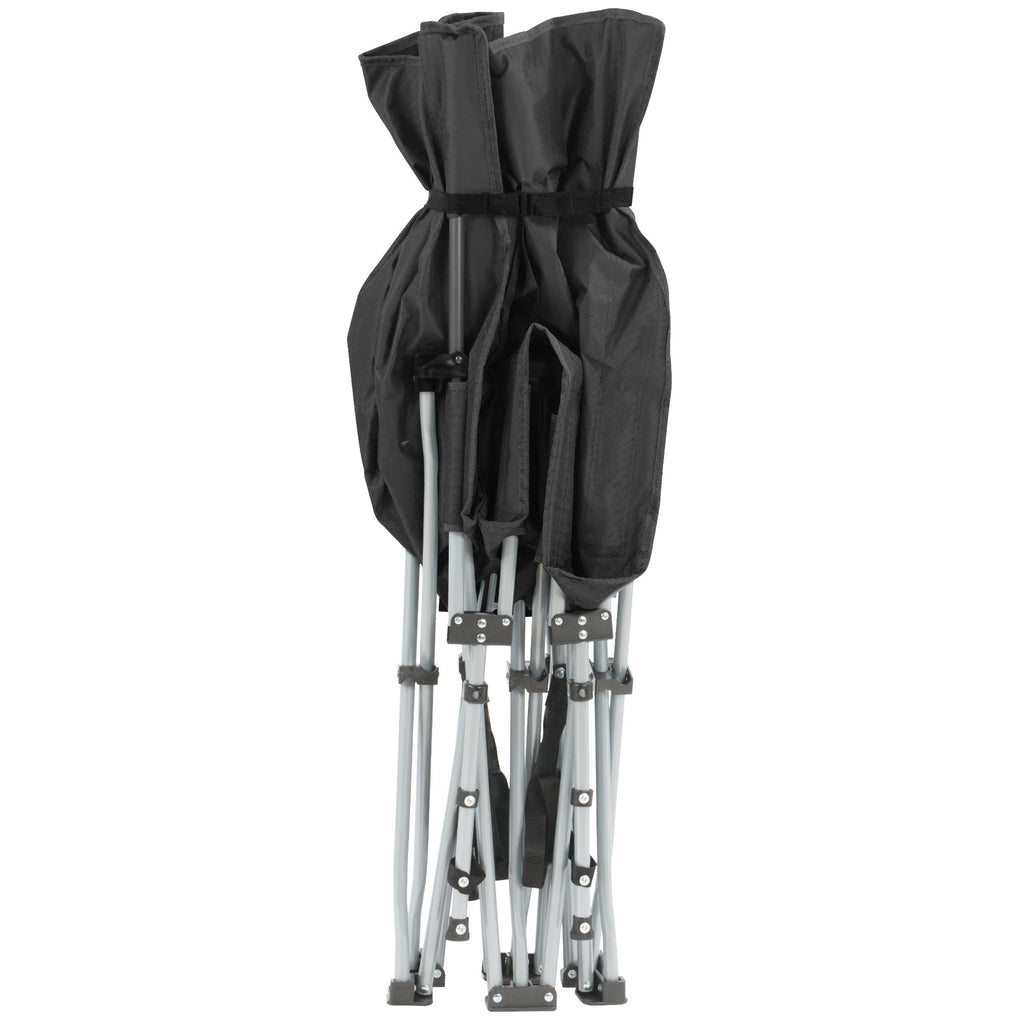 Campingliege, klappbar, bis 150 kg, inkl. Kopfkissen und Tragetasche