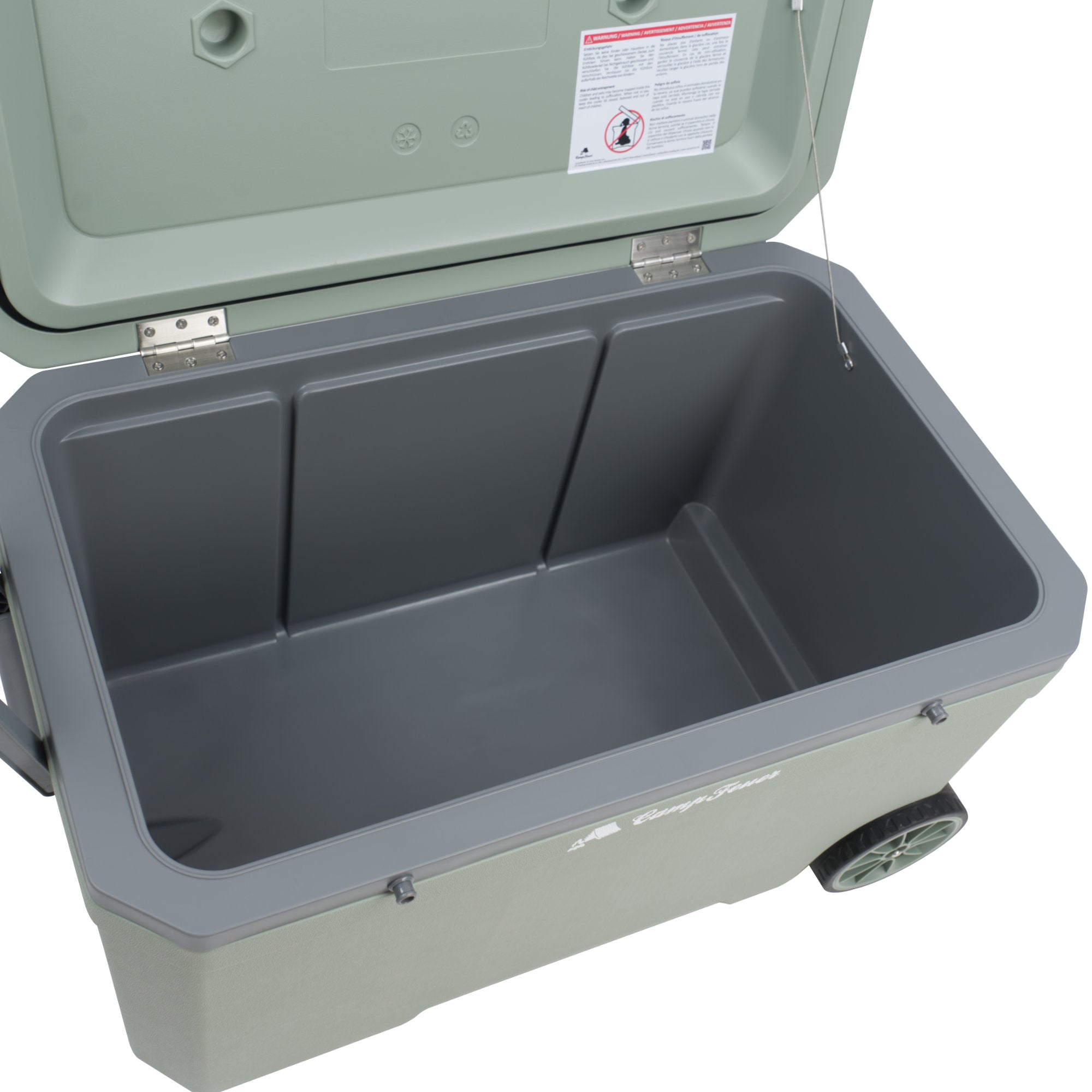Glacière, 70 litres, avec roues